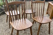 Solid wood dining chairs