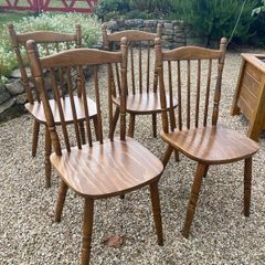 Solid wood dining chairs