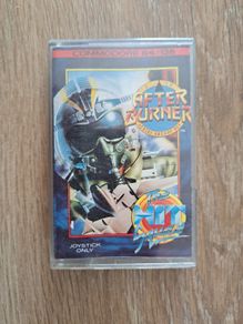 Vintage Commodore 64 game After Burner - Cassette Tape