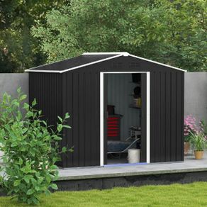 Garden Shed 8 x 6ft Grey