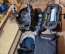 Uppababy Cruz and car seat entire set