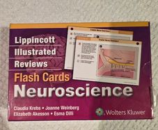 Lippincott Illustrated Reviews Neuroscience Flash Cards Box
