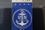 WW2 Matchbook Cover - United States Navy - 1940s
