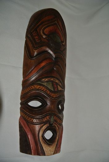 Two Large Wooden Masks