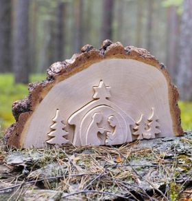 Wooden Christmas Nativity