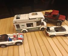 LEGO City Camper Van with Caravan, Police Car, Convertible and Pickup Truck