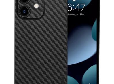 Carbon Style Case for Apple iPhone 12 ShockProof Back Cover