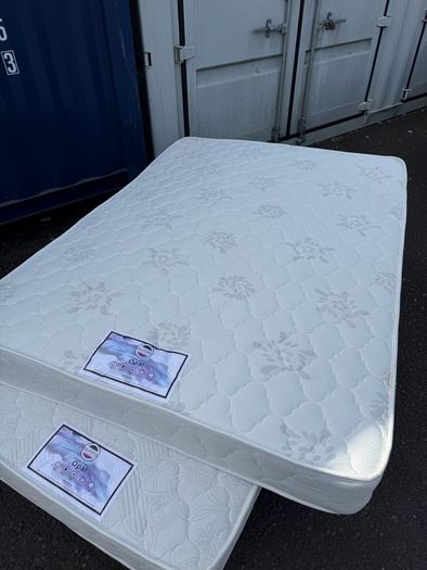 double mattress needs a bit of a wipe after being in storage.