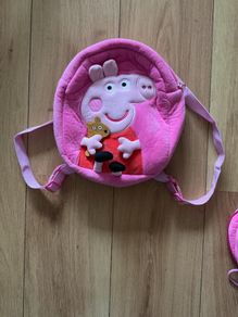 Girls Peppa Pig Backpack and matching purse
