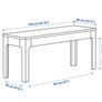 White Kitchen / Living Room Bench as new Image 4