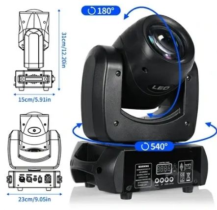 100W LED Beam Gobo Moving Head Stage Effect