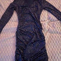 Navy Blue Sparkly Dress