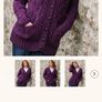 bnwt pure wool Aran cardigan Image 5