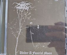 Darkthrone - Under A Funeral Moon CD (2023) Single Disc Reissue Norwegian Black Metal EX+