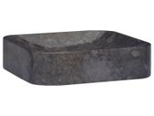 Sink Black 40x40x10 cm Marble