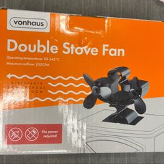 Double stove fan