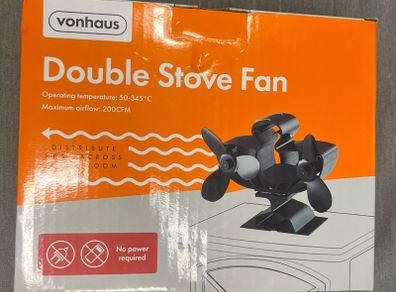 Double stove fan