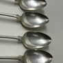 Antique 1838 Sterling Silver Teaspoons -Set of 4 Glasgow /John Finlay Image 4