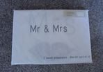 New pillowcases  Mrs and Mr