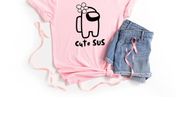 Cute Sus Shirt ,Among Us Shirt , Among Us Character T-Shirt ,Gamer Shirt,Impostor Shirt, Kids Gaming Christmas Gift ,Birthday Christmas Gift