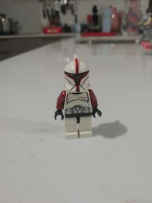 Lego star wars minifigure clone trooper captain scowl sw0492