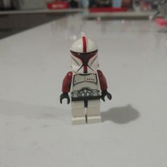 Lego star wars minifigure clone trooper captain scowl sw0492