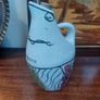 Stunning and Very Rare Vintage Mid-Century Italian Bird-Shaped Ceramic Vinegar Bottle by Domenico Pucci Ceramiche, Umbertide, Italy, Circa 1950s Image 2