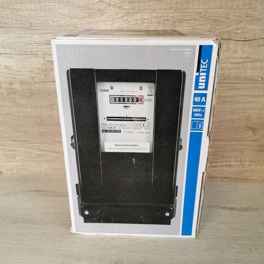 UNITEC Three Phase intermediate meter 230/380 V, 10/40 A, for self-consumption