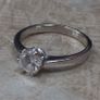 Vintage Solitaire Dress Ring Image 2