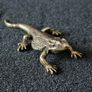 3 brass lizards. Image 8