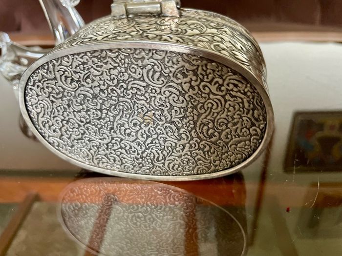 VGC Silver Plated Jewellery Box Mid 20th Century