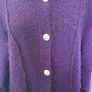 Cozzi by signature Purple cardigan style jacket size 2XL includes  post Image 2