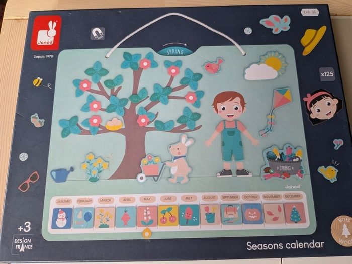 Wooden Seasons Calendar