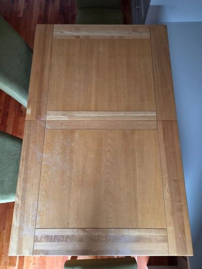 Solid Oak Dining Table and chairs