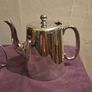 Antique Henry Jenkins Silver Hard Soldered Teapot and Sugar Bowl Image 2