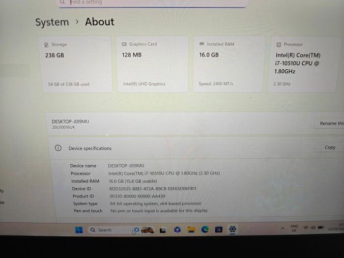 Great Lenovo ThinkPad L14 | i7 | 16GB | 256GB | 14" FHD | Win11 |