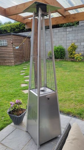 Rattan Garden Furniture 3+2+1+1 and Patio Heater