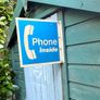 Vintage Phone Inside 30 X 30cm Sign Image 9