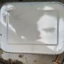 Old enamel Bread Bin Image 4