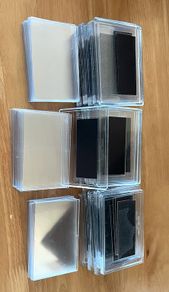 Job Lot 30 Blank Acrylic Photo Fridge Magnets - Clear
