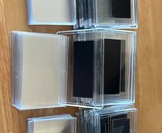 Job Lot 30 Blank Acrylic Photo Fridge Magnets - Clear
