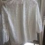 Classic Cream Lace Top size 36 Image 2