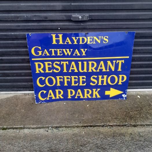 Metal Sign Haydens Ballinasloe