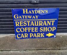 Metal Sign Haydens Ballinasloe