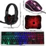 Gaming Keyboard and Mouse and Mouse pad and Gaming Headset, Wired LED RGB Backlight Bundle for PC Gamers Users - 4 in 1 Gift Box Edition Hornet RX-250 Image 7
