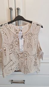 Stunning brand new crochet top