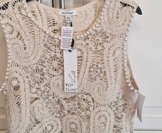 Stunning brand new crochet top