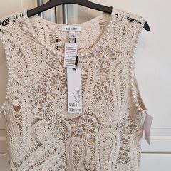 Stunning brand new crochet top