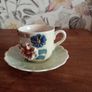 Victorian Remember Me Ceramic Tea cup and saucer. Image 3