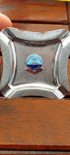 Vintage metal ashtray ,townend Thoresen car ferries free shipping within Ireland, see pictures for condition, nice patina,,collectors item, sold as seen